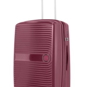 Travelite Skořepinový cestovní kufr Ceris M Blackberry 72/83 l