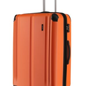 Travelite Skořepinový cestovní kufr City L Orange 113/124 l