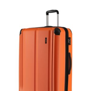 Travelite Skořepinový cestovní kufr City M Orange 78/86 l
