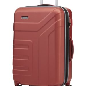 Travelite Skořepinový cestovní kufr Vector 4w M Coral 79/91 l