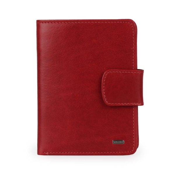 Uniko Kožená peněženka Unisex Label 213906 - červená