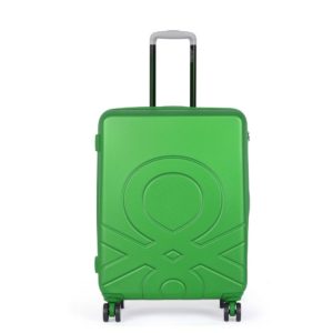 United Colors of Benetton Kabinový cestovní kufr ULTRA LOGO 35 l - zelená