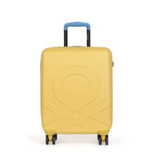 United Colors of Benetton Kabinový cestovní kufr ULTRA LOGO 35 l - žlutá