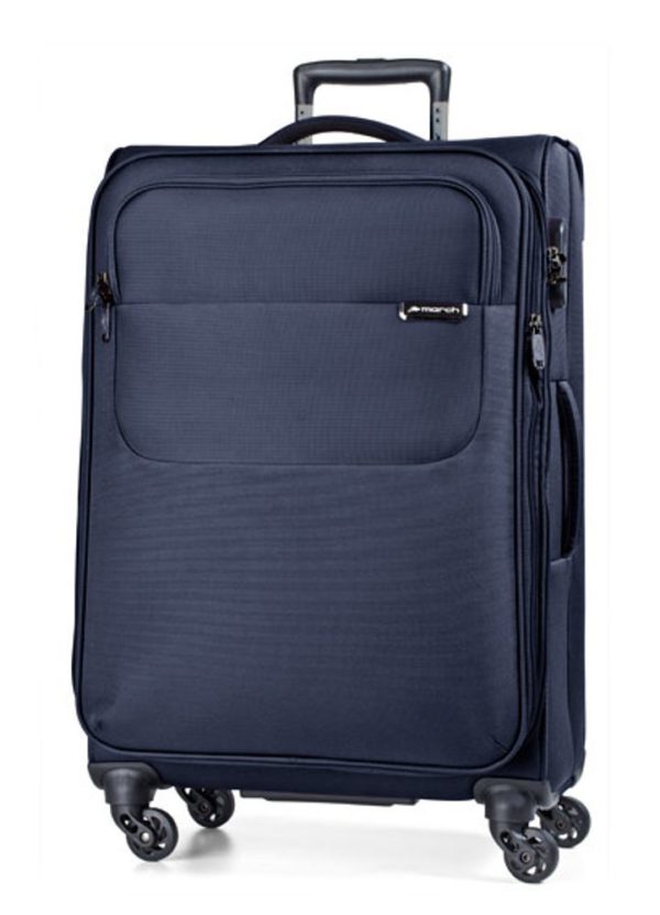 March Velký cestovní kufr Carter SE 107 l - modrá