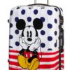 American Tourister Cestovní kufr Disney Legends Spinner 88 l - Mickey Blue Dots