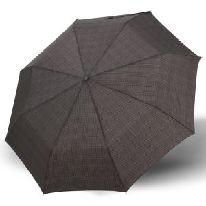 Doppler Pánský elegantní deštník Mini Fiber 726467 - tmavě šedá