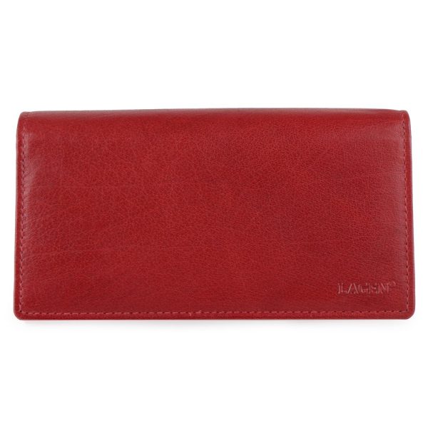 Lagen Kožená číšnická peněženka kasírka 51245 - červená