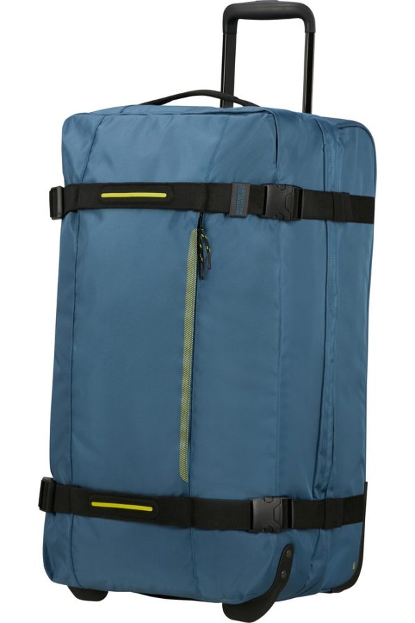 American Tourister Cestovní taška na kolečkách Urban Track M 84 l - světle modrá