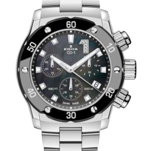 EDOX CO-1 Chronolady Quartz Chronograph 10255-3M-NANDN