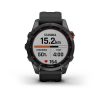 Garmin Fenix 7S Solar Gray / Black Silicone Band - 010-02539-13 - Image 3