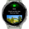 Garmin Venu® 3S Silver/Sage grey, Silicone band 010-02785-01 - Image 3