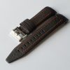 Kožený řemínek Vostok Europe pro modely Lunochod - oranžové prošití/matná spona - Image 3