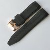 Silikonový řemínek Vostok Europe pro Lunochod 6S30/6203211 - černý/zlatá spona - Image 2