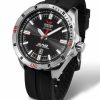 Silikonový řemínek Vostok Europe pro model Almaz NH35A/320A258 - černý/lesklá spona - Image 3