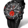 Silikonový řemínek Vostok Europe pro modely Almaz - černý/černá spona - Image 3