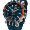 Silikonový řemínek Vostok Europe pro modely Energia - modrý/lesklá spona - Image 3