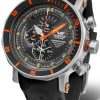 Vostok Europe Lunochod-2 Multifuncional Line YM86/620A506 - Oranžový silikonový řemínek - Image 2