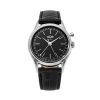 Vulcain Cricket President 36 mm - Black - Brown Plain - Image 3