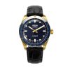 Vulcain Skindiver Nautique Gold / Blue - Black Alligator - Image 2