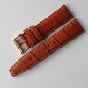 Kožený řemínek Vostok Europe Croco pro GAZ 14 NH35-565B592 - 23mm/hnědý/zlatá spona - Image 2