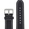 Kožený řemínek Junkers 20mm - tmavě modrý - Image 2