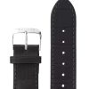 Kožený řemínek Junkers 22mm - černý/croco - Image 2