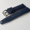 Kožený řemínek Vostok Europe Croco pro GAZ 14 Limousine - 23 mm/modrý/lesklá spona - Image 2