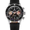 Nivada Grenchen Chronomaster White Orange Boy Inter. Bezel - Manual - Black leather - Image 2