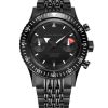 Nivada Grenchen Chronomaster Full Black - Black Rubber - Image 2