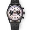 Nivada Grenchen Datomaster Black - Black Racing Leather - Image 2