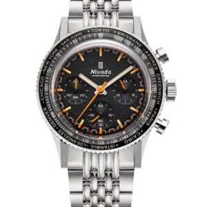Nivada Grenchen Chronoking Mecaquartz - Inter. Bezel - Beads of Rice