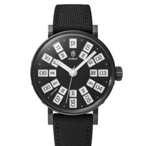 Robot Graphic Analog Black