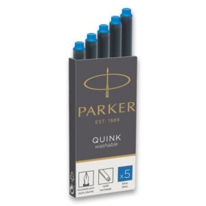 Inkoustové bombičky Parker MODRÉ 5ks