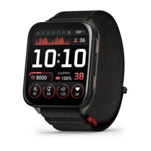 Garmin Venu® X1 Black Slate s nylonovým řemínkem ComfortFit v barvě Black 010-02980-02
