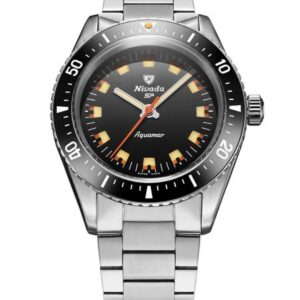 Nivada Grenchen Aquamar Black - Flat Link Bracelet
