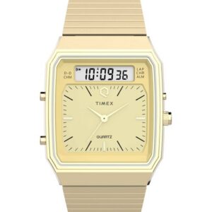 TIMEX TW2Y06000UK-GOLD-TONE HODINKY TW2Y06000UK