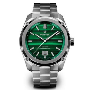 Formex Essence FortyThree Automatic Chronometer Malachite Steel Bracelet 0330.1.6390.100