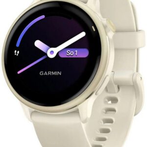 Garmin vívoactive® 6 Lunar Gold / řemínek Bone 010-02985-01