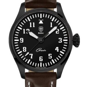 Biatec Corsair Vintage 02 - Tmavě hnědý kožený řemínek