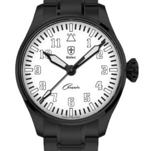 Biatec Corsair Vintage 05 - Kovový náramek NanTec s černou DLC úpravou