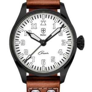 Biatec Corsair Vintage 05 - Světle hnědý kožený pilot řemínek