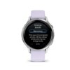 Garmin Venu® 4 - 41 mm Silver / Periwinkle silikonový řemínek 010-03013-01 - Obrázek 2