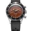 Nivada Grenchen Chronomaster Tropical 41mm - Brown Leather White Stitching - Obrázek 2