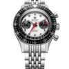 Nivada Grenchen Chronomaster White Panda 41mm - Rubber tropic - Obrázek 2
