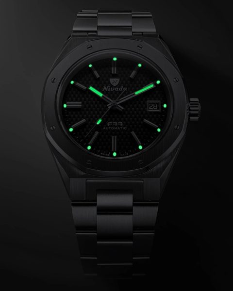 Nivada Grenchen F77 Black Date 41 mm - Obrázek 2