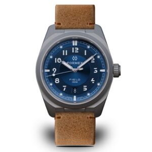 Formex Field Automatic Gen 2 Deep Blue Leone Bolgheri Leather Strap 0660.1.6532.723