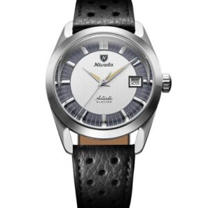 Nivada Grenchen Antarctic Glacier 35 mm - Black Racing Strap