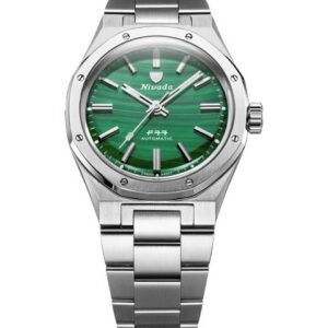 Nivada Grenchen F77 MALACHITE MARK I - Stainless Steel Bracelet