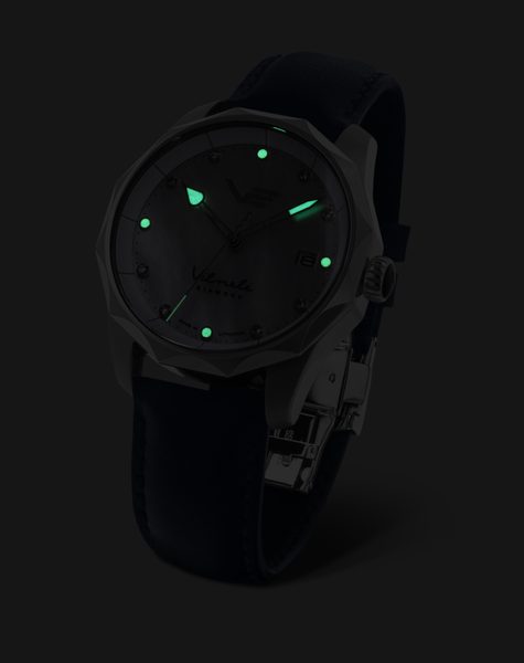 Vostok Europe Vilnele Solar VS42-125A755 - Bílý silikonový řemínek navíc - Obrázek 3