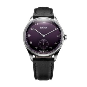 Vulcain Grand Prix - Small Second Purple - Black Alligator (CITES)